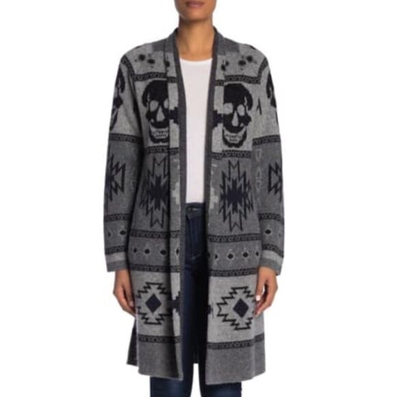New Skull Cashmere Willa Wool & Cashmere Cardigan Large - Picture 10 of 13